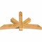 Ekena Millwork Alberta Rough Sawn Timber Gable Bracket, Western Red Cedar, 72"W x 42"H x 6"D x 6"F, 14/12 Pitch GBW072X42X0606ALB00RWR - alternate 5